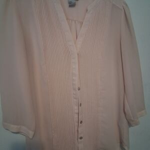 H&M Women's Blush Blouse Size 8